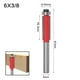 thumbnail image 2 of Fresa de metal duro con vástago de 6mm para cortar madera laminada, 2 of 2