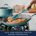 thumbnail image 5 of Rachael Ray Cook + Create 14 inch Aluminum Nonstick Frying Pan, Agave Blue, 5 of 11