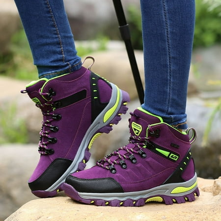 

Aayomet Womens Sneakers Climbing Hiking Sports Trekking Outdoor Shoes Women Women s Purple 7