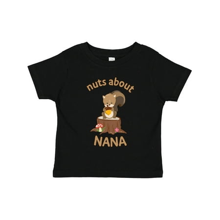

Inktastic Nuts About Nana Gift Toddler Boy or Toddler Girl T-Shirt