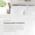 thumbnail image 6 of Cariloha Comfy Twill Classic Sheet Viscose from Bamboo King 4-Piece Set Tahitian Breeze, 6 of 7