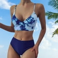 thumbnail image 4 of Gibobby Traje de Baño Sexy Bikini Traje de baño bikini sexy para mujer(Azul celeste,CH), 4 of 5