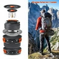 thumbnail image 3 of Camping Cookware Set Non-stick Lightweight Pots, Pans, and Kettle Set with Stainless Steel Plates and Cutlery for Outdoor Cooking, Camping, Hiking, Picnics, and Backpacking, 3 of 8