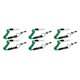 thumbnail image 2 of Kenally 2 piezas Kayak Paddle Leash Lanyard Cuerda anticaída Deportes acuáticos Verde Type1 NO1, 2 of 6