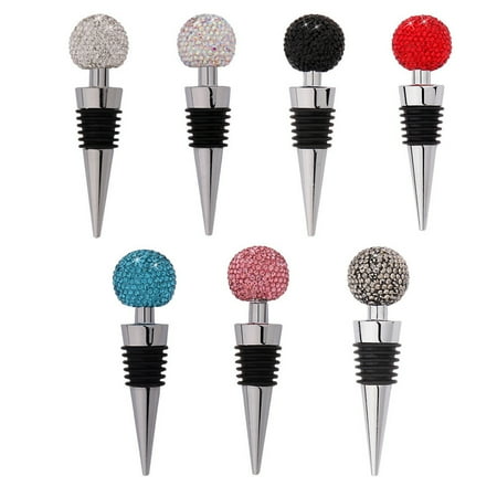 

Carolilly Creative Crystal Ball Wine Bottle Stopper Home