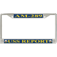 thumbnail image 1 of USS Report AM-289 License Plate Frame, 1 of 1
