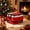 C, variant on huayou Collapsible Christmas Storage Bin, Christmas Theme Printed Fabric Organizer Box with Zipper, Holiday Storage Container for Decorations