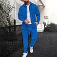 thumbnail image 2 of Dovford Men's Tracksuit 2 Piece Hooded Athletic Sweatsuits Casual Running Jogging Sport Suit Sets, 2 of 7