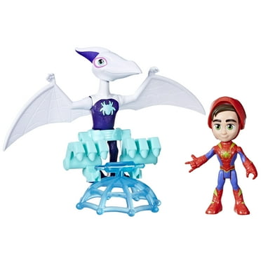 Marvel Spidey and His Amazing Friends Dino-Webs Ghostasaurus & Spidey Action Figures, Ages 3 