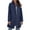Navy, variant on Rosvigor Women Hooded Raincoats Hiking Windbreaker Jackets Women Waterproof lined Long Coats Fall Winter Trench Coats