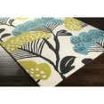 thumbnail image 1 of Sanderson Sanderson Hand-Tufted Wool Olive/ Cream/Black/Aqua Area Rug, 1 of 2
