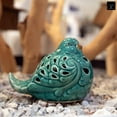 thumbnail image 3 of Urban Trends Ellora White Ceramic Bird Figurine Glossy Decorative Tabletop Accent, 3 of 11