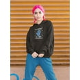 thumbnail image 2 of Modern X-ray Techno Style Hoodie Women -Image by Shutterstock, Female Small, 2 of 4