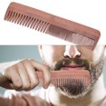 thumbnail image 4 of Peine para el cabello con dientes anchos y finos de sándalo, peine para el cuidado del peinado, peine largo con dientes anchos y finos, 4 of 8