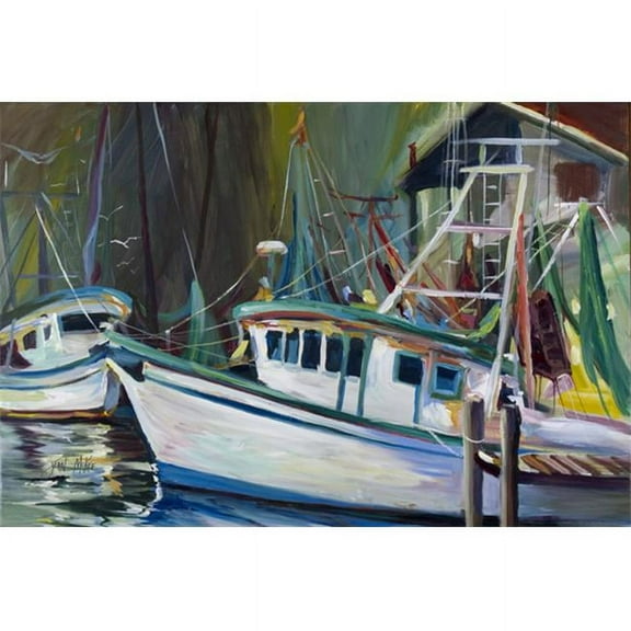 Joe Patti Shrimp Boat Fabric Placemat
