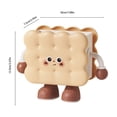 thumbnail image 3 of PoyoKee Pen Holder for Desk, 7" x 6" Cute Snack Shaped Pencil Holder, Large Capacity Storage Desk Organizer for Home Workplace Office Supplies, Brown, 3 of 6