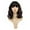 (Grayish-Blue)6906, variant on MORICA Curly Bob Wig with Bangs 12 inch Short Wavy Black Mix Light Blue Wigs for Women Bang Wig Synthetic Wigs with Bangs