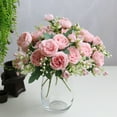 thumbnail image 4 of Msgweeeg Artificial Plants & Flowers 1Pc Artificial Flower Home Decor Portable Single Branch Simulation Rose for Wedding Fake Rose Ecologically Friendly for Party Artificial Flower, 4 of 9