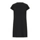 thumbnail image 4 of ICHUANYI ClearanceWomen's Fashion Cotton And Linen Crewneck Loose Short Sleeve Solid Mini Dress(Black, L) ICHUANYI WER20232080502466, 4 of 8