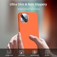 thumbnail image 5 of [5 in 1 for iPhone 11 Case 6.1, with 2 Pack Screen Protector + 2 Pack Camera Lens Protector, Liquid Silicone Ultra Slim Shockproof Protective Phone Case [Microfiber Lining] (Red)…, 5 of 12