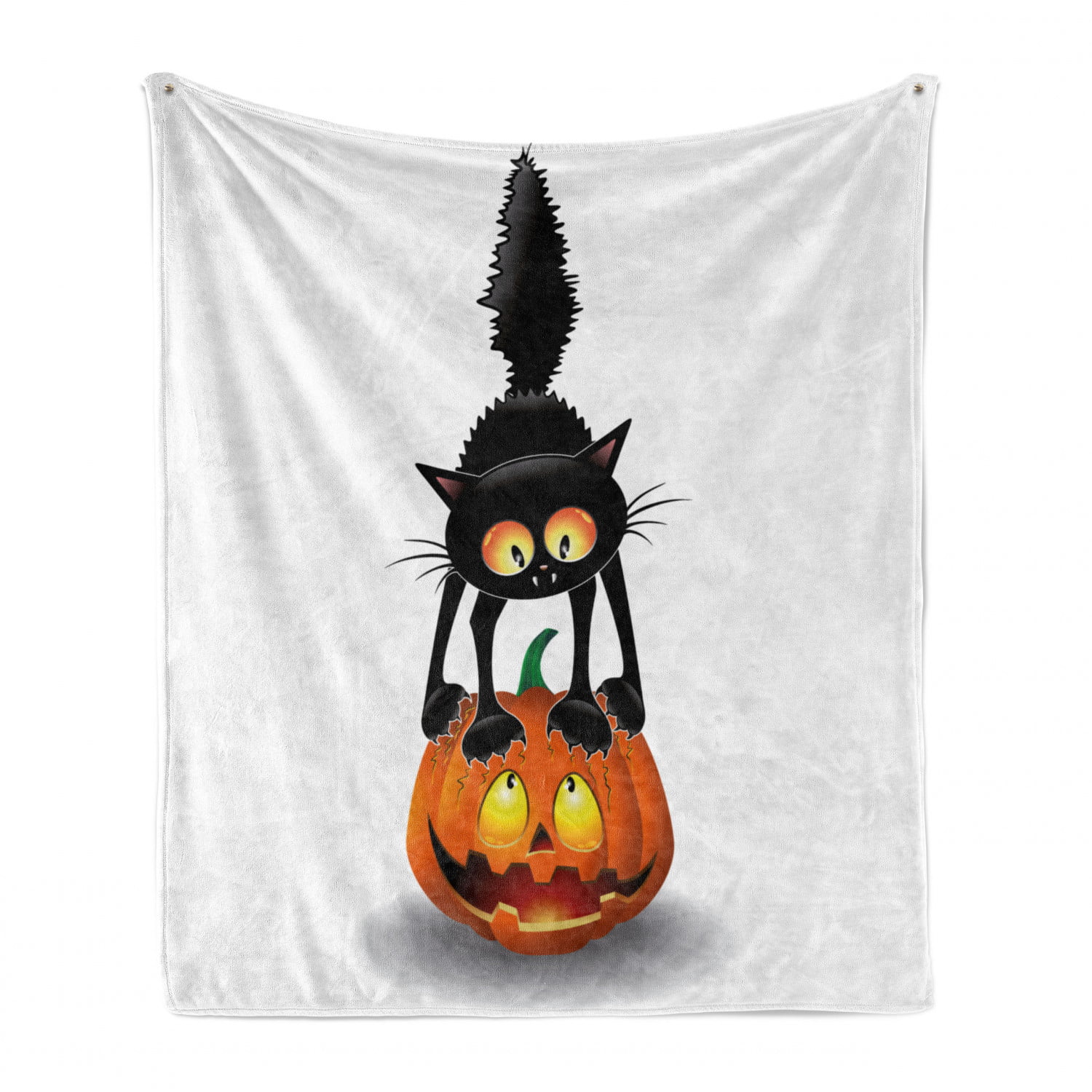 Christmas Pumpkins Blanket 50x60 Cartoon Cool Flannel Throws Pumpkins Blankets for Couch Sofa All Season Super Cozy Plush Blanket for Kids Adults 
