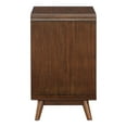 thumbnail image 4 of Furniture of America Danon 1-Drawer and 1-Shelf Wood Dark Oak End Table, 4 of 11