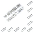 thumbnail image 3 of Minnieouse Cuentas de duendecillo para uñas, diamantes de imitación de cristal, suministros de bricolaje delicados profesionales, accesorio de Cuentas blancas 2000 piezas 10piezas, 3 of 6
