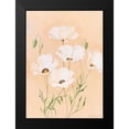 thumbnail image 2 of Boucher, Nathalie 14x18 Black Modern Framed Museum Art Print Titled - White poppy II, 2 of 5