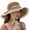 Khaki, variant on Helii Women Straw Sun Hat Wide Brim with Lace Trim and Lace Tie, Breathable Woven Beach Hat Adjustable Chin Strap Floppy Summer Cap for Vacation Travel Outdoor Khaki,A
