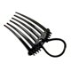 thumbnail image 1 of TQEHS Peines para cola de caballo, peines anchos para cola de caballo con banda de goma elástica, peine lateral para el cabello, peine para cola de caballo, horquilla para el cabello, pinza para dient, 1 of 1