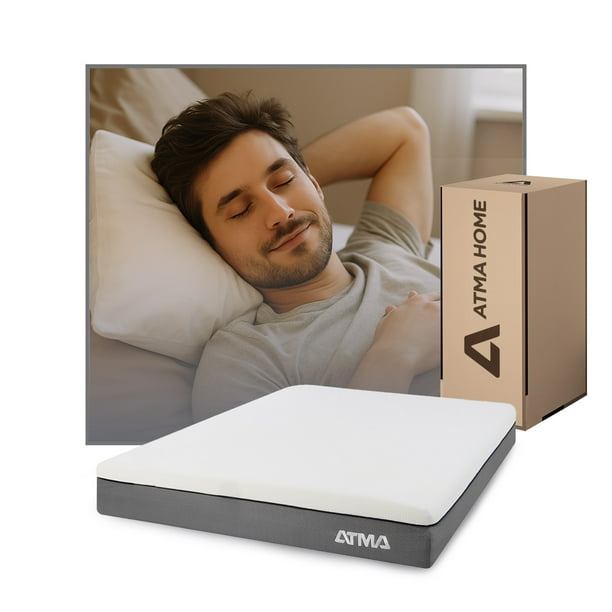 Colchón en Caja Queen Atma Smooth Top Memory Foam Altura 29cm