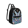 thumbnail image 2 of HELLHERO Butterfly & Mushroom Mini Backpack for Travel Work, Lightweight Travel Shoulder Bag Polyester Lots of Pockets Backpack Purse, 2 of 8