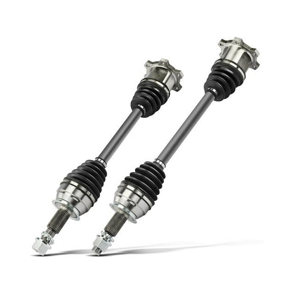 Rear CV Axle Shaft Set 2 - Compatible with 2009 - 2013 INFINITI G37 3.7L V6 2010 2011 2012
