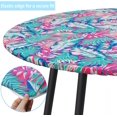 thumbnail image 3 of Round Elastic Tablecloth Fitted & Waterproof 36"-44" Round Tables, 3 of 5