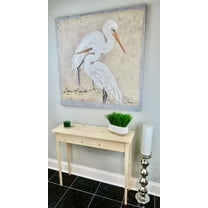 Unfinished Pine Shaker Console Sofa Wall Table With Tapered Legs-36" long x 11.25" deep x 30" tall