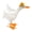 C, variant on KGJQ 12 Inch Porch Goose Statue, Large Metal Lawn Ornament, Outdoor Duck Statue for Patio Decorations, Waterproof Animal Sculpture for Garden Front Yard Backyard