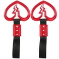 thumbnail image 3 of KAKOWELY 2 pcs Heart-shaped Rings Car Hand Straps Car Handle Warning Straps Car Hand Straps Rings,8.86X"X4.06"X0.39", 3 of 5