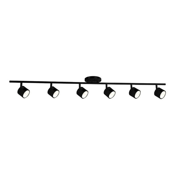 Kuzco Lighting Tr10044 Lyra 6 Light 5" Wide Led Fixed Rail Ceiling Fixture - Black
