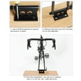 thumbnail image 2 of QualitChoice Bicycle Front Fork Rack Aluminum Alloy Quick-release Portable Mount Holder Modified Lock Bracket Accessory Household Black, 2 of 6