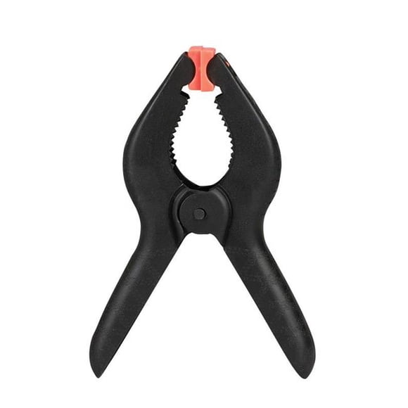 JMK 6115141 Nylon Spring Clamp, Black - Pack of 25