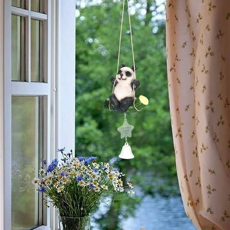 

Beppter Home Decor Wind Chimes For Outside Creative Forest Panda Sloth Animal Wind Chime Student Bedroom Color Pastorals Pendant