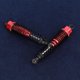 thumbnail image 4 of Lot de 2 amortisseurs métalliques 1/10 pour modèle de voiture télécommandée HSP, accessoires, rouge, 85 mm, 4 of 4