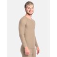 thumbnail image 4 of Fruit of the Loom Men's Slub Waffle Thermal Underwear Crew Top, Sizes S-5XL, 4 of 9