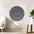 thumbnail image 5 of Colgante de pared de metal mandala para decoración de habitaciones Arte de pared bohemio (c) Afortunado Sencillez, 5 of 5