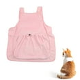 thumbnail image 1 of Fournitures pour Animaux Tablier en Flanelle Douce avec Trous Réglables pour Usage Intérieur et Extérieur, Confortable, Mains Libres, Compagnon de Coupe et de Peeling, 1 of 3
