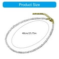 thumbnail image 5 of Trendy Women's Short Black Bead Necklace with Crystal Detail for Casual Outfits, 5 of 13
