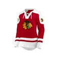 thumbnail image 1 of Majestic Femmes Chicago Blackhawks LNH Centre à Manches Longues à Lacets Col Ras du Cou - Moyen, 1 of 1