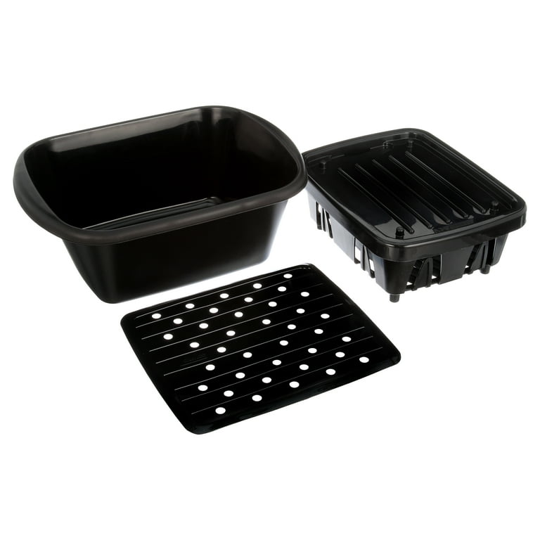 Camco - 43512 - Mini Dish Drainer & Tray Black