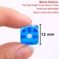 thumbnail image 2 of GFDYREE 100 Pieces 6 Sided Game Dice Set 12mm Square Corner Dice with a Free Pouch, 2 of 7