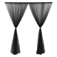 thumbnail image 2 of Purple Chiffon Sheer Backdrop Curtain for Drapes Wedding  Parties   Arch Drapes for Backdrop Decoration  Wrinkle-Free，Photo Props, 2 of 9